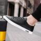 正品 百搭休闲黑色皮鞋 男鞋 青少年英伦风板鞋 高货夏季 男士 2025新款