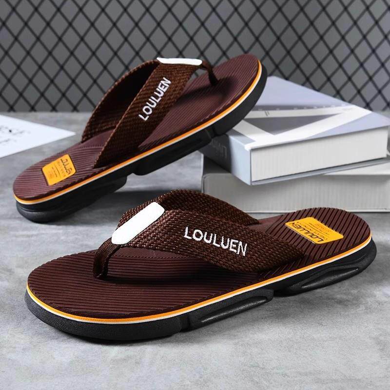 高货小众人字拖男夏季外穿防滑防臭越南夹脚拖鞋男士户外运动软底