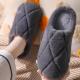 正品 室内加绒保暖情侣冬天居家用防滑软底毛 秋冬季 高货棉拖鞋 男士
