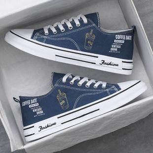 正品高货帆布鞋男款夏季透气2025新款潮流百搭青少年运动休闲板鞋