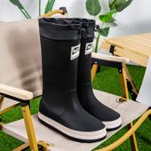 2025新款 夏季 男士 高筒户外防滑钓鱼水靴工地工作胶鞋 正品 高货雨鞋