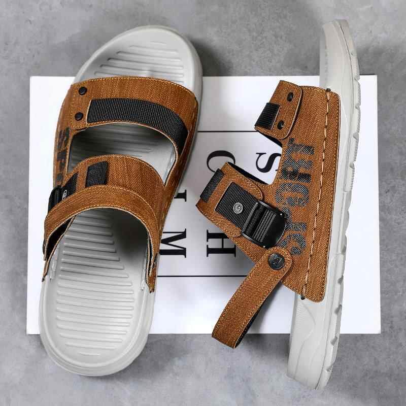 高货小众凉鞋男款夏季外穿运动开车两用凉拖男士软底防滑防臭耐磨