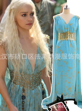 权利的游戏cosplay冰与火之歌丹妮莉丝·坦格利安龙母cos服