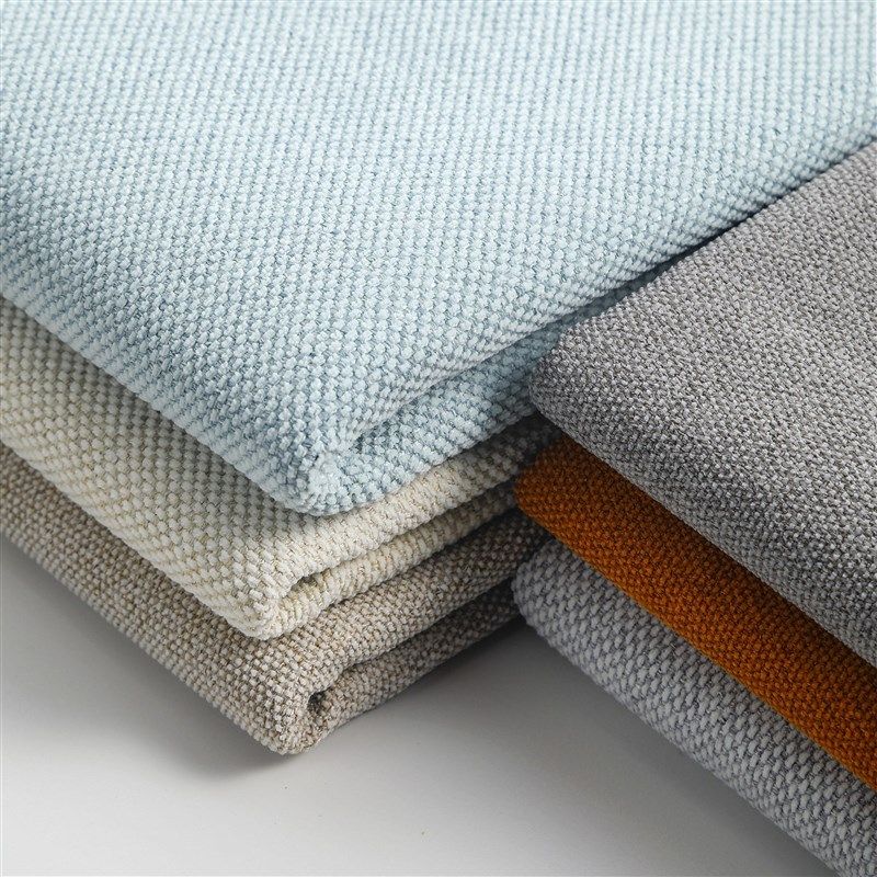 高档加厚雪尼尔布料面料纯色沙发B垫套罩拉链全包抱枕套桌布软包