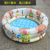 充气圆形游泳钓鱼池儿p童宝宝家用大号戏水池室内婴儿小孩海洋球