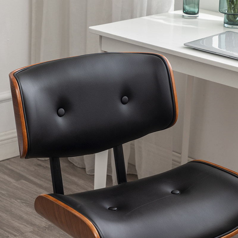 简艺电脑椅家用舒适休闲小型书y房椅简约久坐转椅可升降职员办公