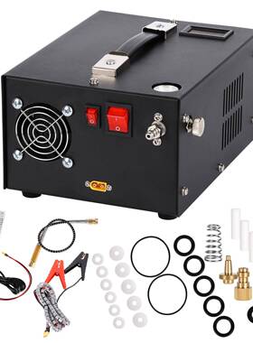 跨境车载充气泵4500psi/300Bar空气压缩机30Mpa空压机