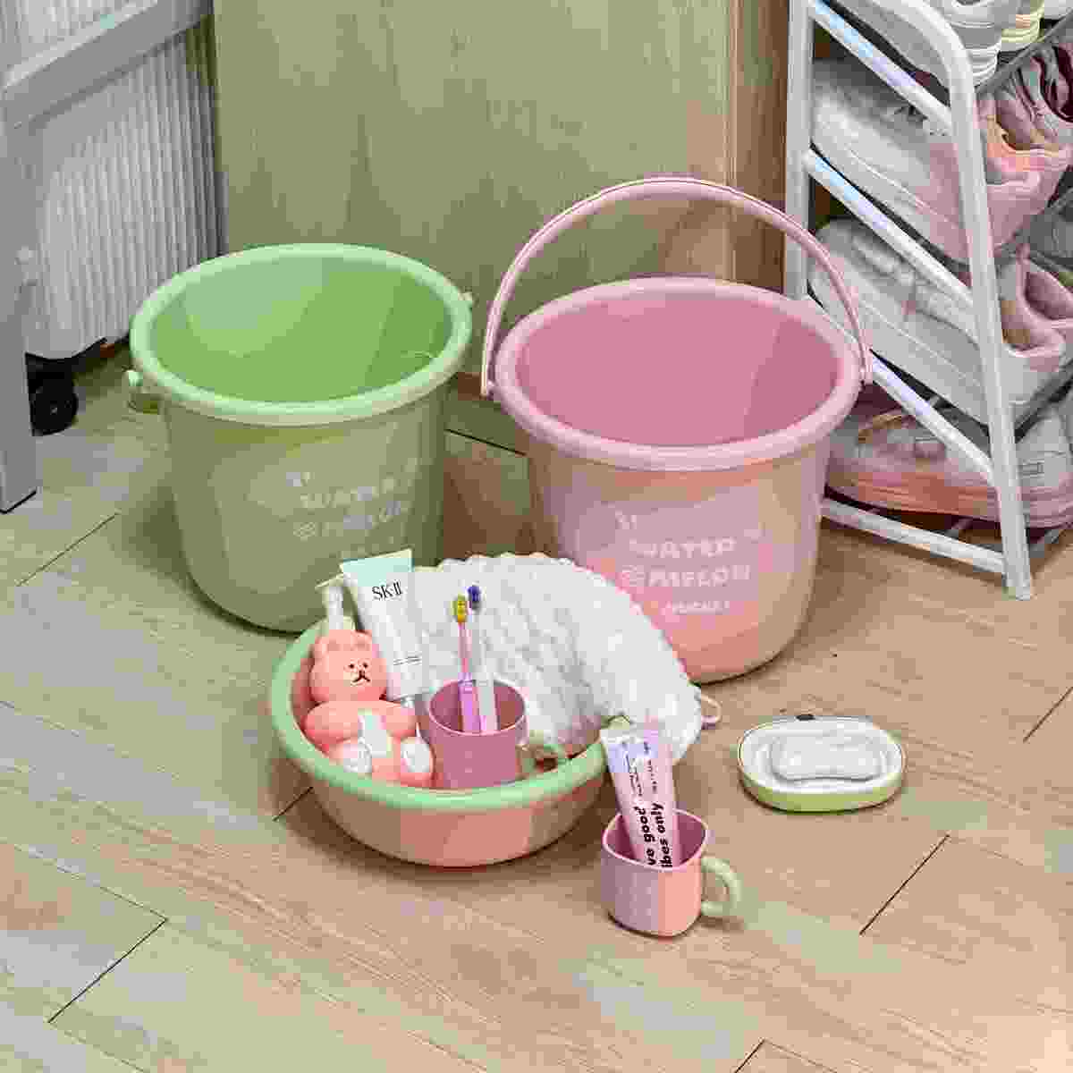 【开学牙刷】高颜值洗漱用品套装学生宿舍杯子洗脸盆季水桶肥皂盒