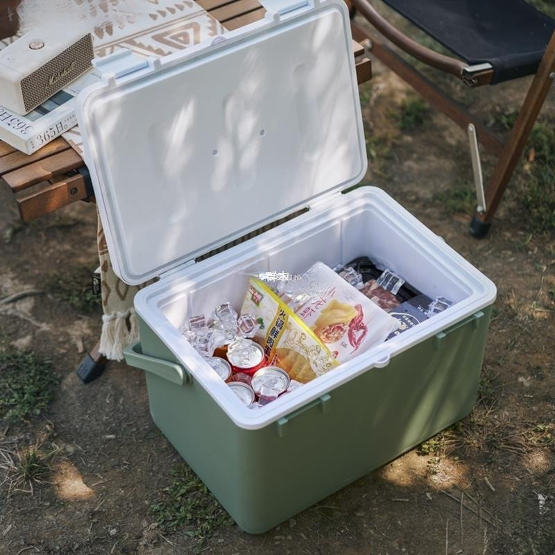 冰块保温箱冷藏箱摆摊户外露营食品商用冰桶小冰箱车载便携家用无