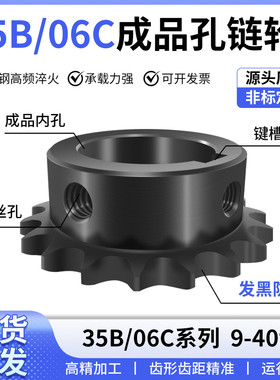 3分链轮大全SP35B/06CVLD02-35B 链条齿轮组合传动不锈钢链轮定做