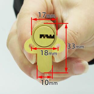 恒大锁芯恒大地产精装房卧室门金色铜锁心锁头卫生间用不带钥匙心