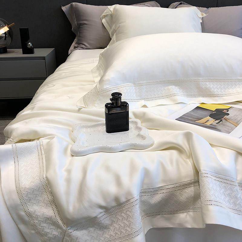 轻奢高端140支双面天丝夏凉被四件套夏季凉感丝滑空调夏被可水洗