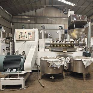 218型螺旋榨油机冷热两用螺旋茶籽压油机油坊商用棉籽榨油机