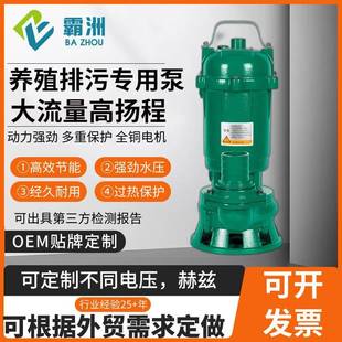 WQAS小型切割泵铸铁丝口排污泵家用无堵塞大流量污水泵抽粪泵直销