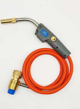 美式MAPP气无氧焊枪制冷维修喷火枪带软管喷灯空调冰箱铜管焊接