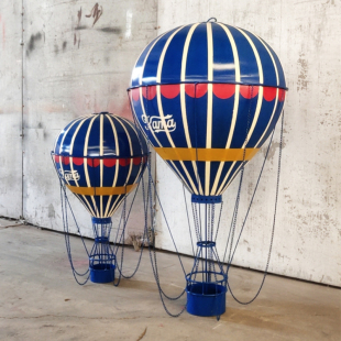 创意热气球吊饰天花板吊顶装饰品幼儿园美陈商场中庭手工挂饰定制