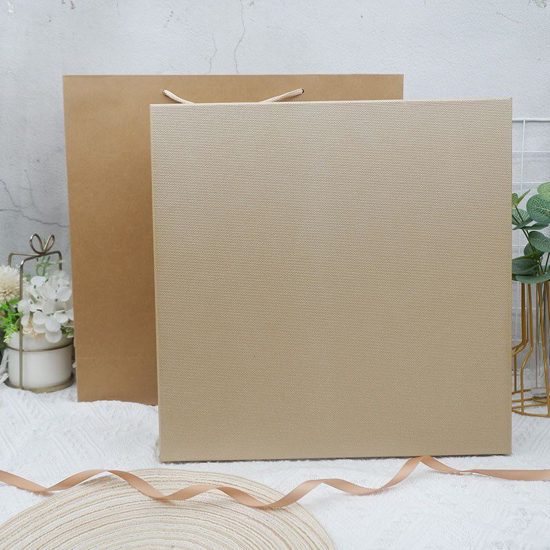 礼品盒超大号高档画册画框包装盒礼袋正方形生日礼物盒礼盒空盒子