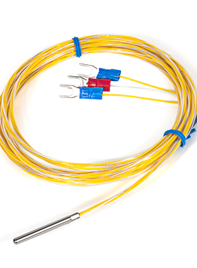 PT100温度传感器探头热电阻防水防油高精度零下-200度超低温液氮