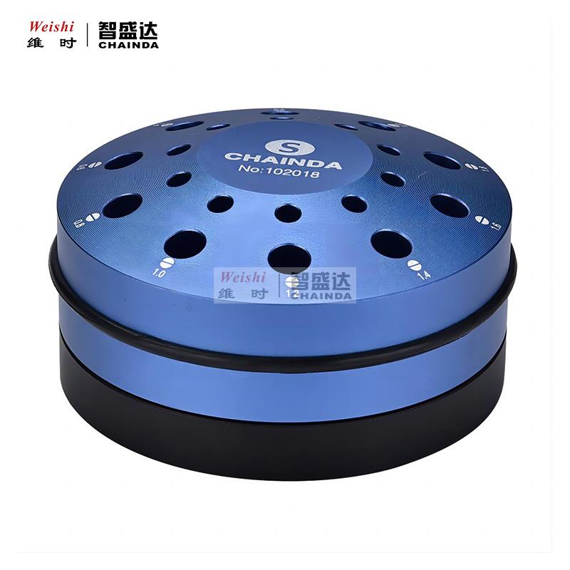 修表工具起子座螺丝批座螺丝刀座活动旋转收纳转盘金属圆形座包邮