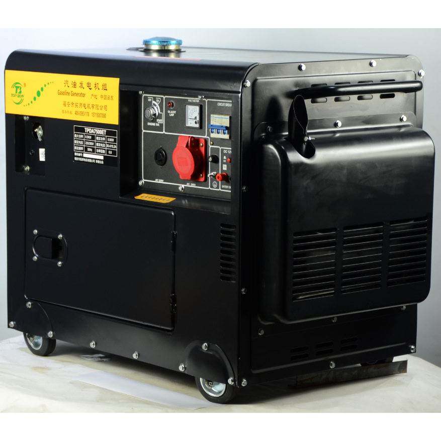 柴油静音发电机5kw三相电便携式8000W千瓦小型静音柴油发电机组