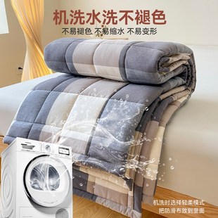 精选梦蔻全棉水洗棉棉花床垫软垫家用被褥棉絮垫子可水洗薄款垫被