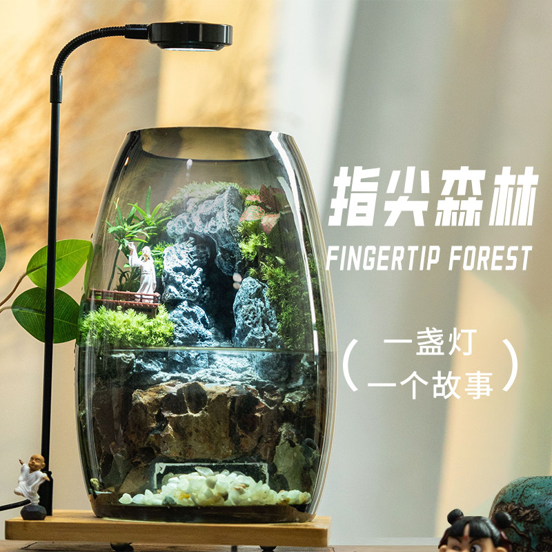 微景观真植流水客厅摆件送礼好物