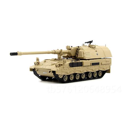 正品铁流Panzrekampf 德国豹2A6主坦克火PZH2000自行炮成品战模型
