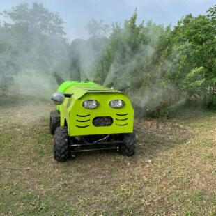 电启动柴油风送打药机 无人驾驶果园遥控打药机密集果园专用