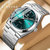 新款 男士 手表全自动防水时尚 正品 商务潮流双日历手表男士 名牌腕表