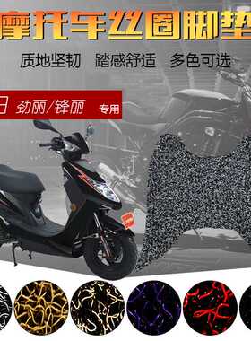 适用于光阳劲丽GP110/GP125光阳锋丽110专用摩托车丝圈脚垫GPX125