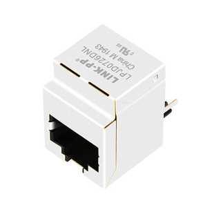 1G11RL實力廠家帶彈片網絡連接器千兆直立RJ45網口連接器 HFJV1