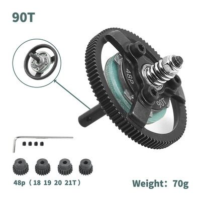 1/10 TRAXXAS SLASH 2WD 波箱齿轮 48P套装=72T+76T+83T+86T+90T