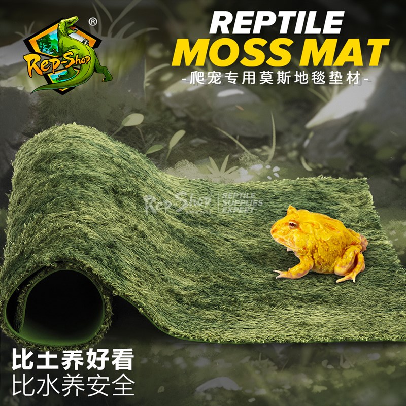 爬虫箱莫斯地毯莫丝底垫陆龟箱造景爬宠蛇角蛙蜥蜴守宫饲养盒垫材