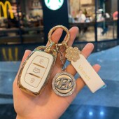 款 现代领动钥匙途胜9名图索纳塔包扣壳男女新