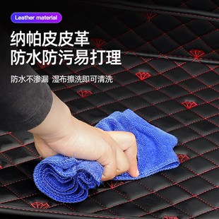 适用现代库斯途尾箱垫库斯图后备箱垫改装七座全包围内饰改装