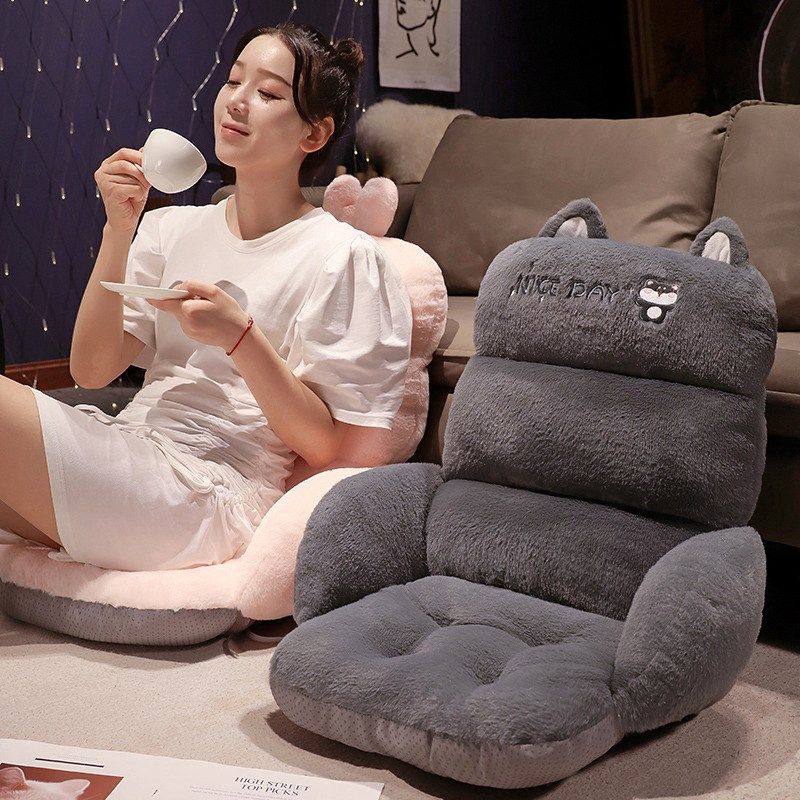 坐垫椅垫屁股垫办公室久坐靠背靠垫一体加厚座垫屁垫学生椅子垫子