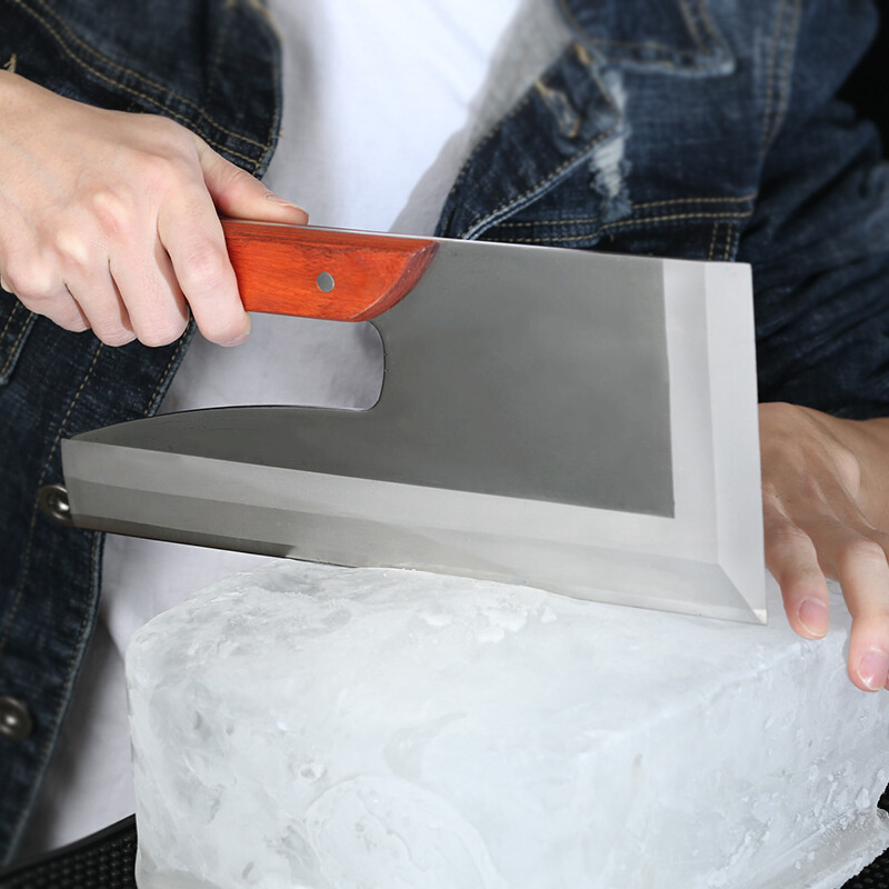 不锈钢冰刀酒吧调酒师切冰刀削冰刀大切冰刀凿冰工具酒吧用具现货