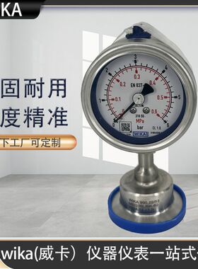 威卡隔膜压力表232.50.063+990.22不锈钢材质用于过程工业wika