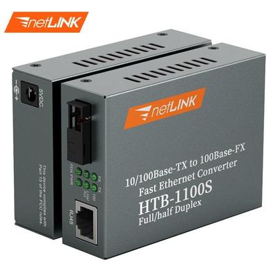 netLINK HTB-1100S-25AB百兆单模单纤光纤收发器转换器商业级外电