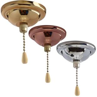 灯拉线开关家用吊灯灯绳拉线开关老式拉链开关LED灯饰灯具DIY配件