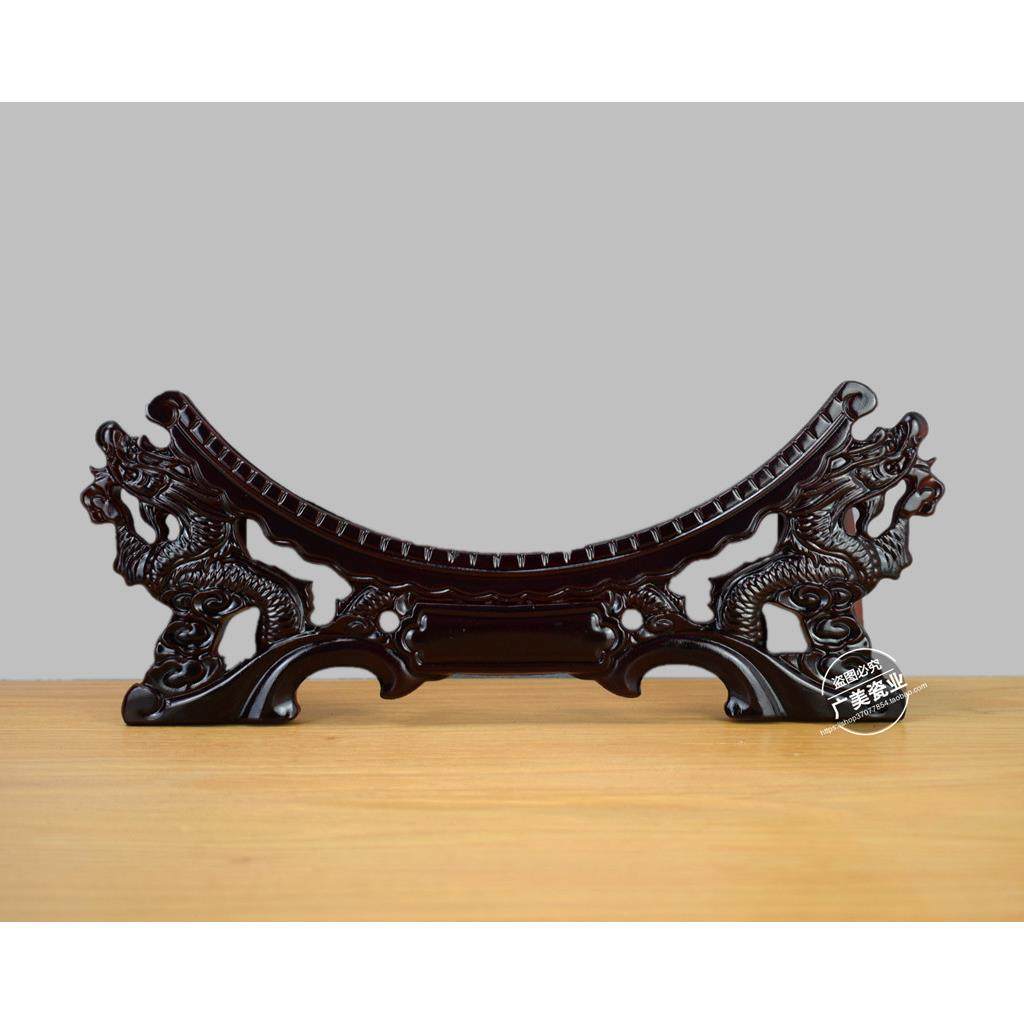 瓷盘底座挂盘瓷盘装饰盘子龙头底座看盘鸡翅支架木架摆盘实木底座,家居饰品,装饰架/装饰搁板,淘宝优惠券,粉丝福利购,淘宝优惠卷