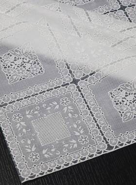 桌布纯白色米色防水防油防滑免洗pvc塑料餐桌茶几台布防尘桌垫布