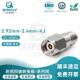2.92mm转2.4mm 矢量网分测试转换头 不锈钢 毫米波同轴转接器 40G