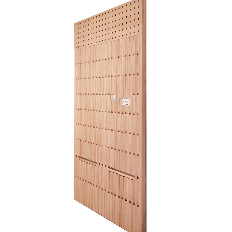 钢琴键衣帽架钢琴键挂衣板墙壁置物架电表箱遮挡樱桃木木条挂钩