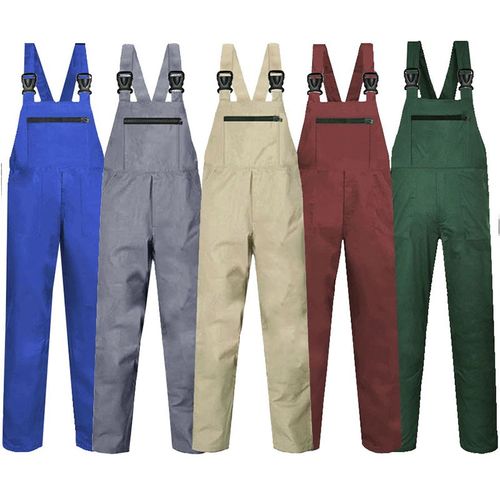 耐脏磨大码工装背带裤男女家政保洁4S汽车维修吊带连体服定制logo