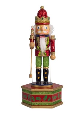 复古怀旧胡桃夹子木偶人士兵音乐盒圣诞节礼物创意八音盒礼品摆件