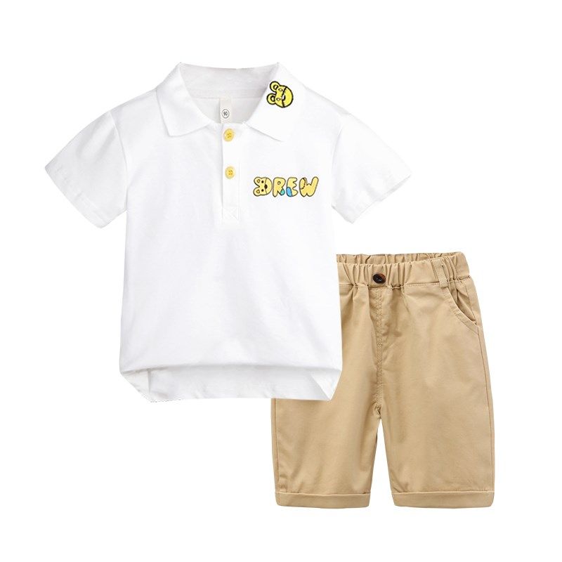 男童夏装套装儿童POLO衫两件套宝宝衣服夏天男孩短袖t恤短裤2024,童装/婴儿装/亲子装,套装,淘宝优惠券,粉丝福利购,淘宝优惠卷