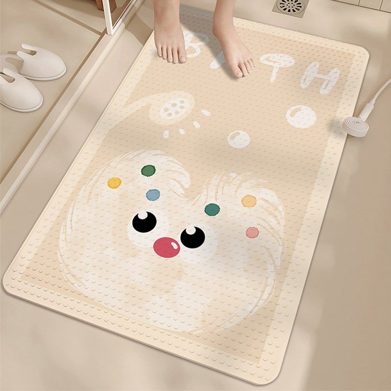 浴室防滑地垫淋浴房可爱儿童洗澡PVC防摔脚垫卫生间地毯吸盘垫子,居家布艺,家用脚垫,淘宝优惠券,粉丝福利购,淘宝优惠卷