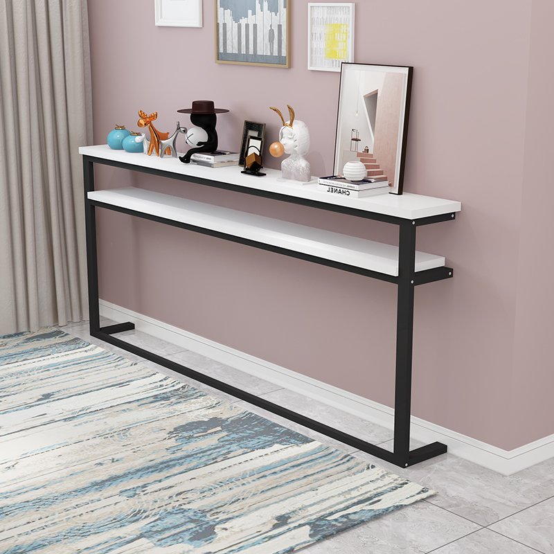 简约暖气片置物架沙发后床头收纳长条桌子客厅玄关靠墙缝隙窄架子