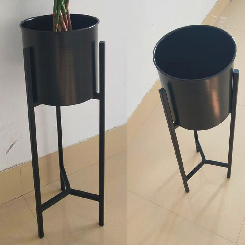 花架北欧落地铁艺金色装饰架花盆架子客厅高脚架简约阳台多肉花架